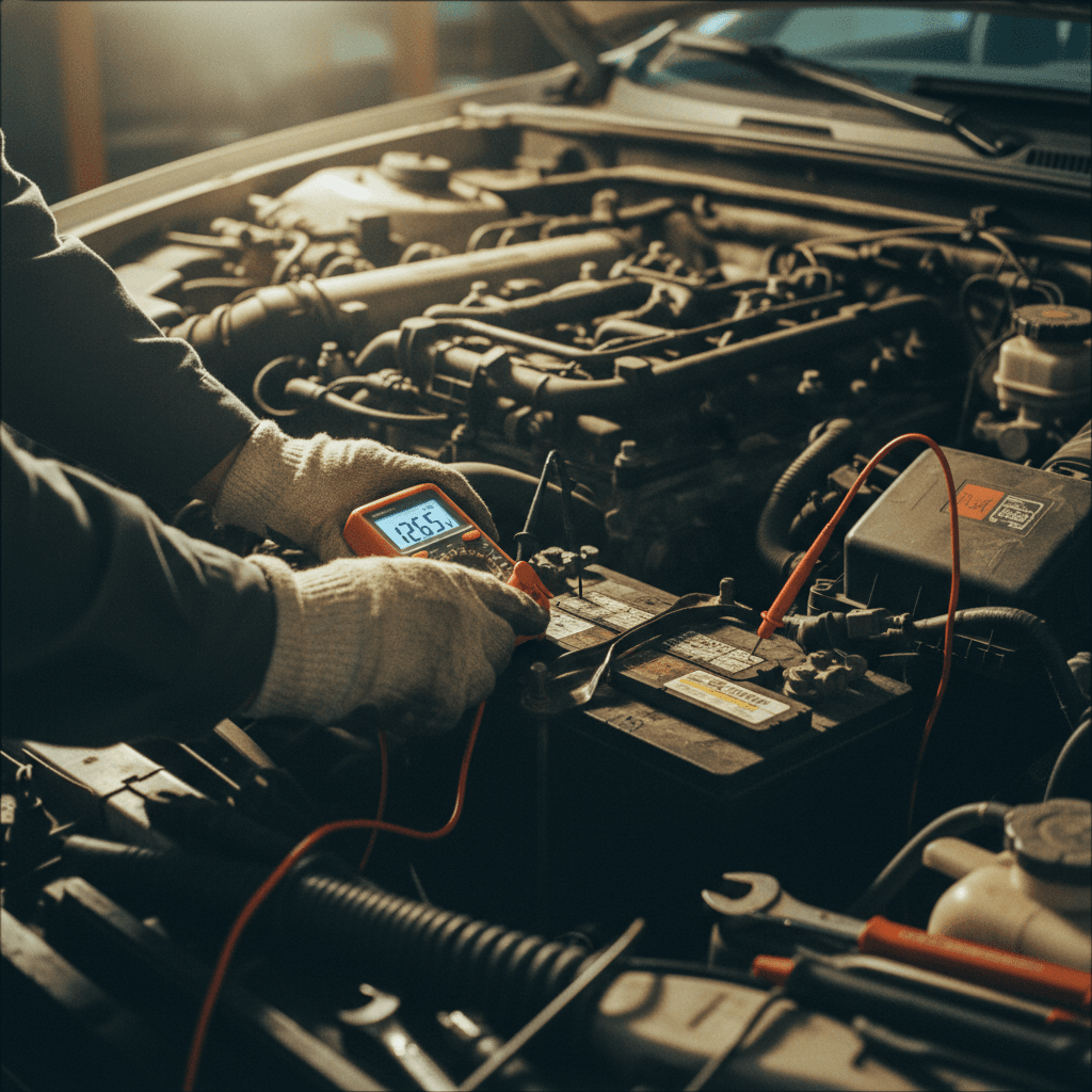 Battery testing and service