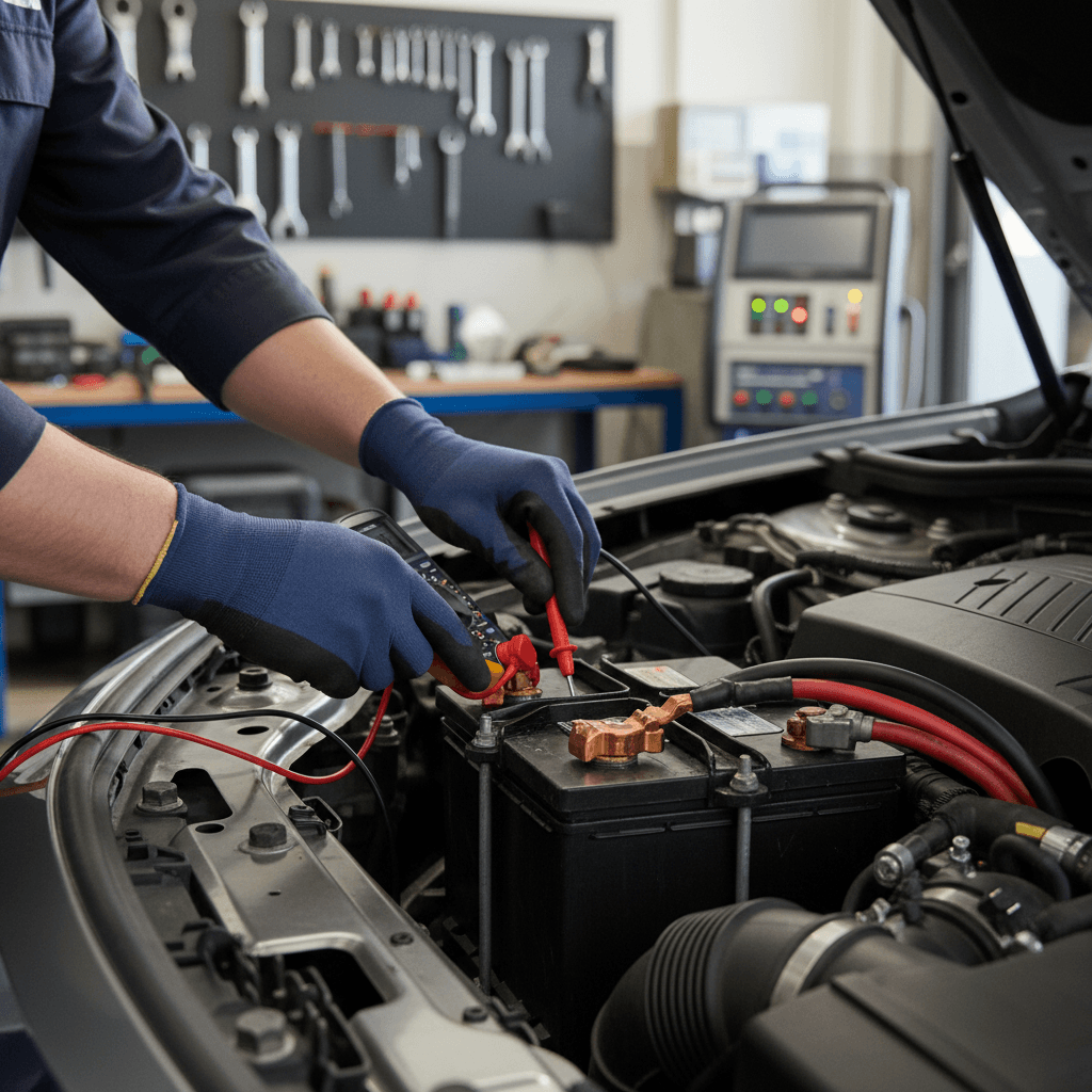 Battery testing and replacement